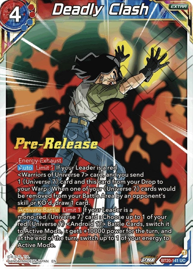 Image for Deadly Clash (Power Absorbed Pre-Release Cards) (BT20-141) - Dragon Ball Super: Masters