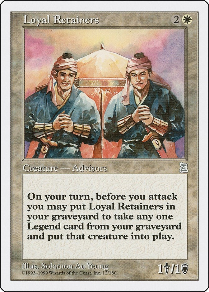 Image for Loyal Retainers (Portal Three Kingdoms) (12) - Magic: The Gathering