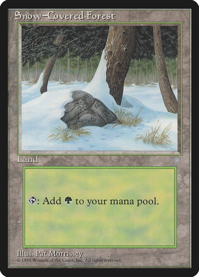 Image for Snow-Covered Forest (Ice Age) (347) - Magic: The Gathering