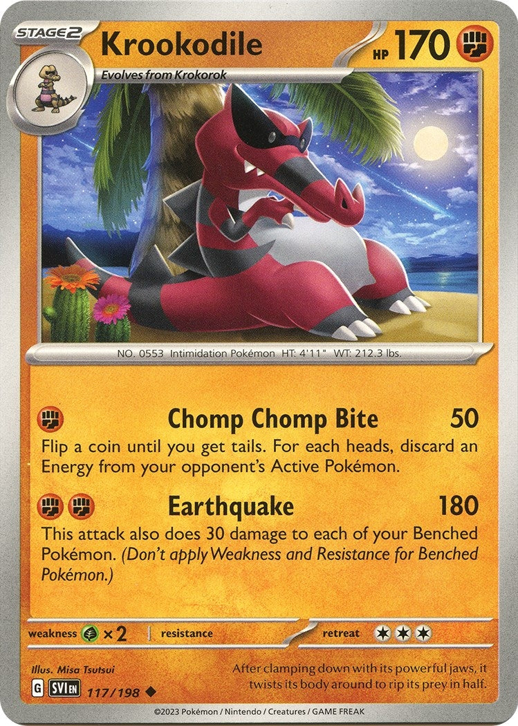 Image for Krookodile (SV01: Scarlet & Violet Base Set) (117/198) - Pokemon