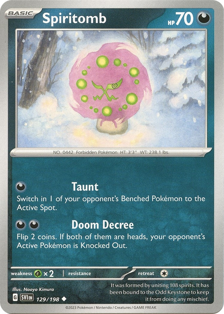 Image for Spiritomb (SV01: Scarlet & Violet Base Set) (129/198) - Pokemon