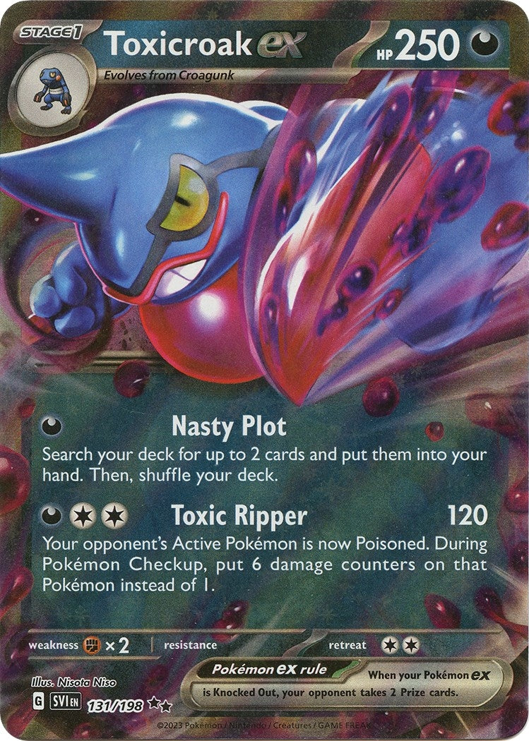 Image for Toxicroak ex (SV01: Scarlet & Violet Base Set) (131/198) - Pokemon