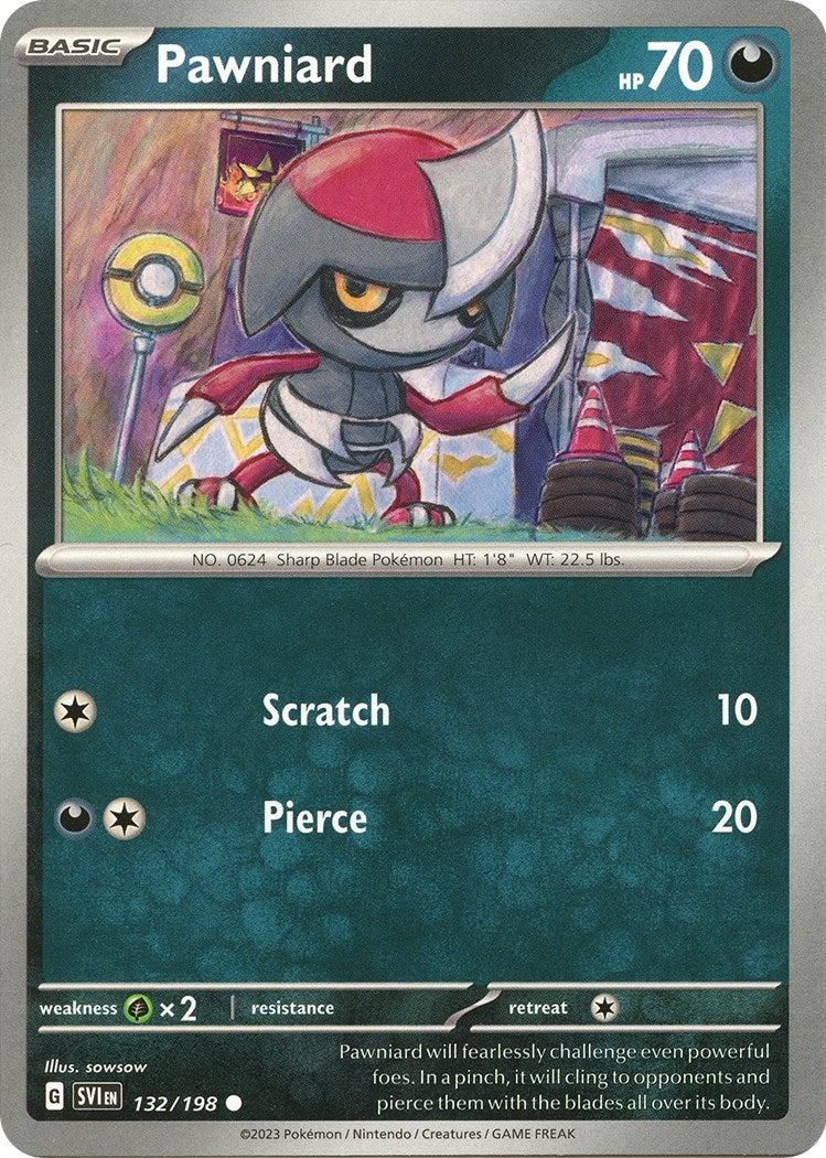 Image for Pawniard (SV01: Scarlet & Violet Base Set) (132/198) - Pokemon