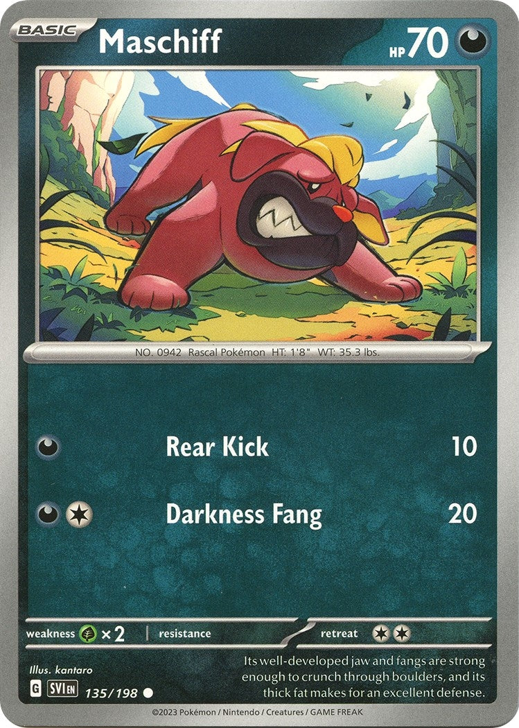 Image for Maschiff (SV01: Scarlet & Violet Base Set) (135/198) - Pokemon
