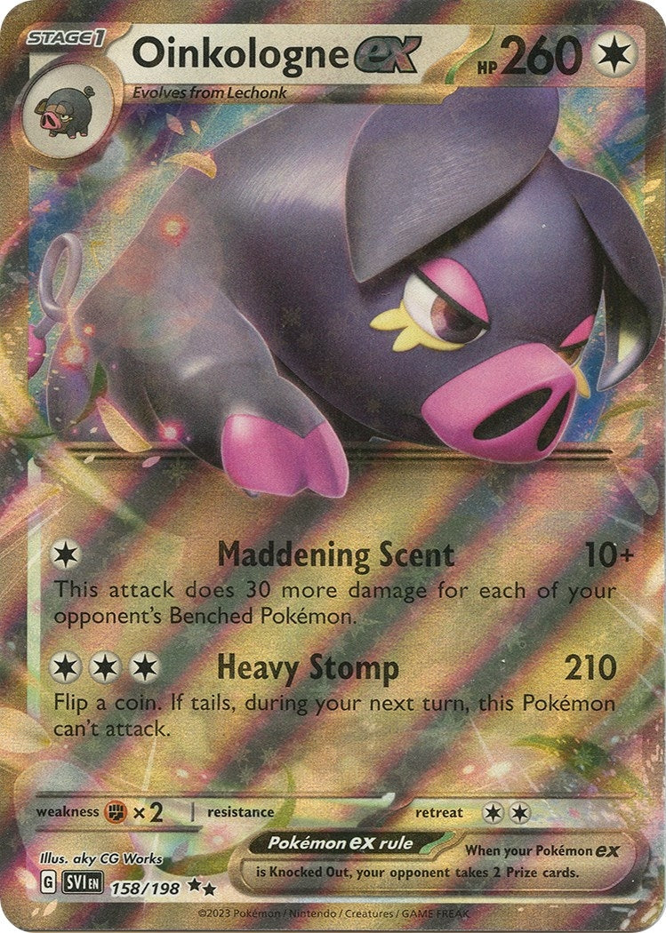 Image for Oinkologne ex (SV01: Scarlet & Violet Base Set) (158/198) - Pokemon