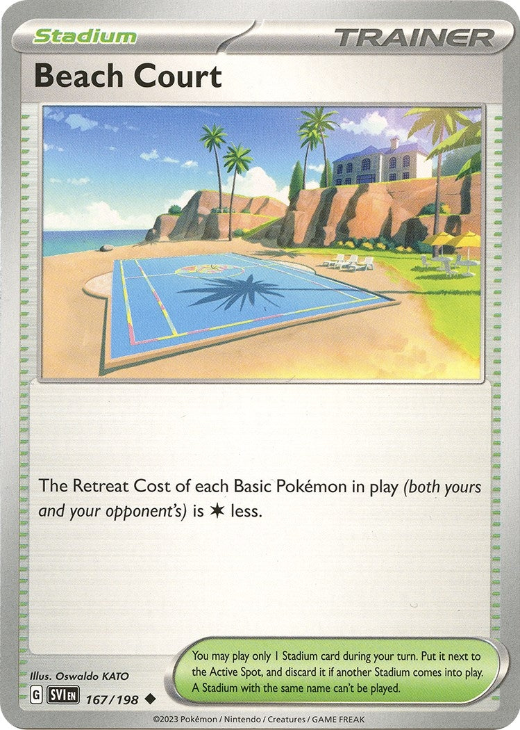 Image for Beach Court (SV01: Scarlet & Violet Base Set) (167/198) - Pokemon