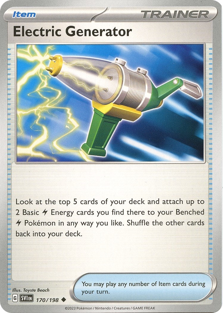 Image for Electric Generator (SV01: Scarlet & Violet Base Set) (170/198) - Pokemon