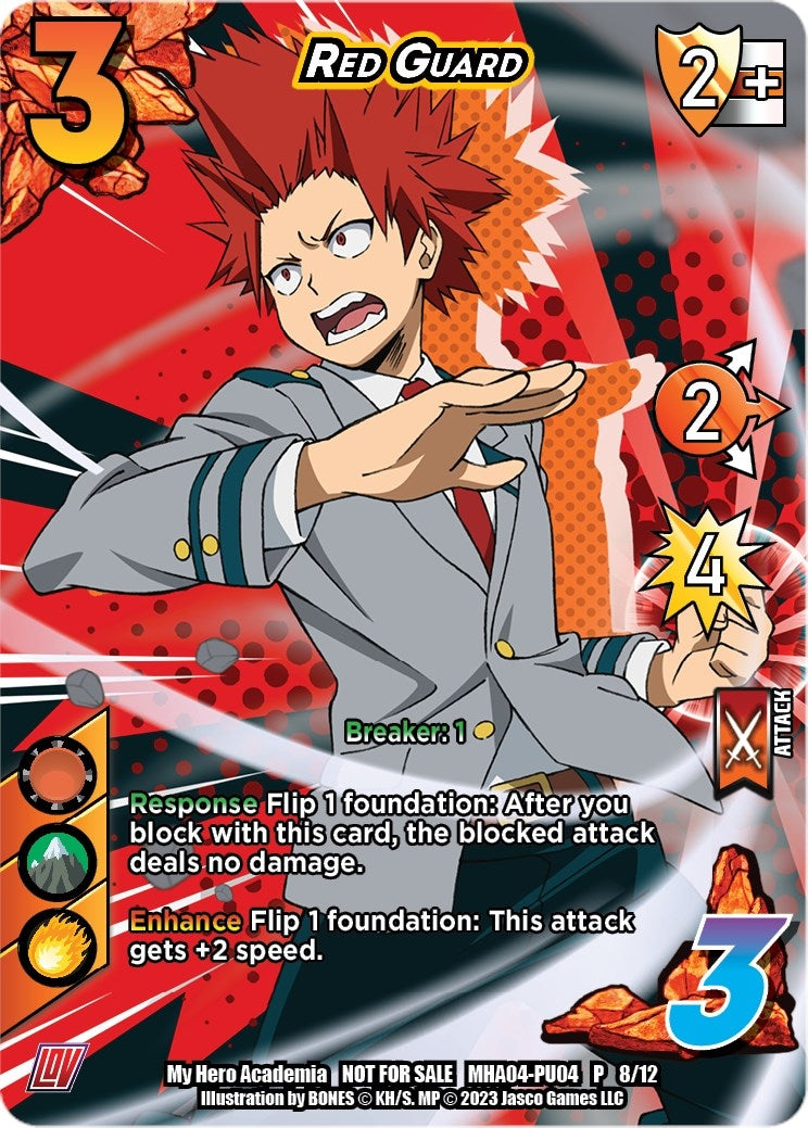 Image for Red Guard (Plus Ultra Pack 4) (UniVersus: My Hero Academia Promo Cards) (MHA-PU04 P 8/12) - UniVersus
