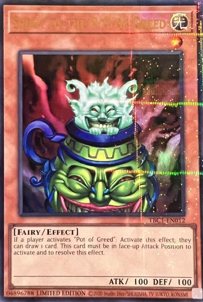 Image for Spirit of the Pot of Greed (The Pot Collection) (TBC1-EN012) - YuGiOh