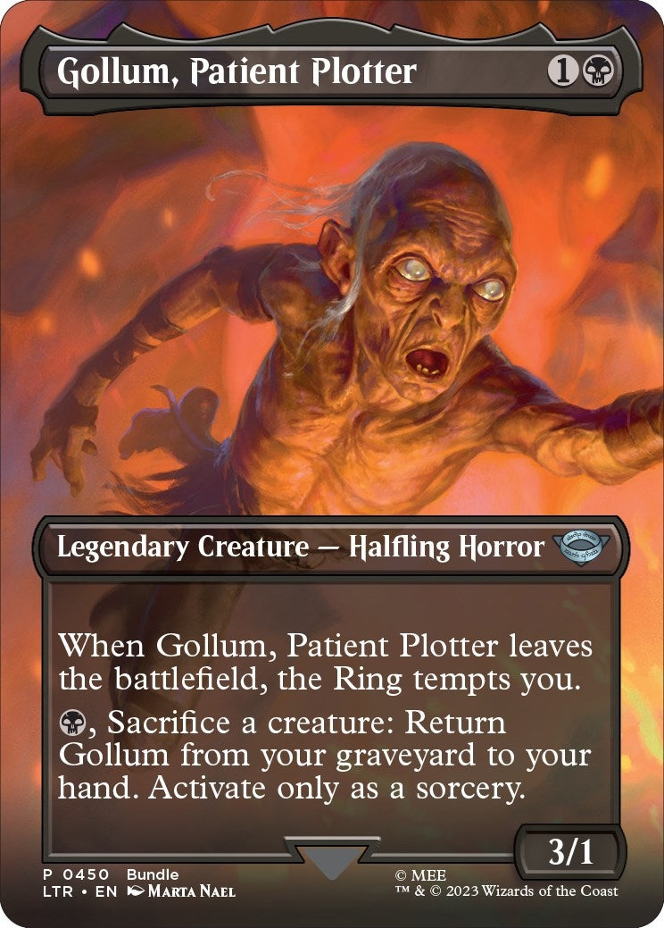 Image for Gollum, Patient Plotter (Borderless) (LTR Bundle) - Magic: The Gathering