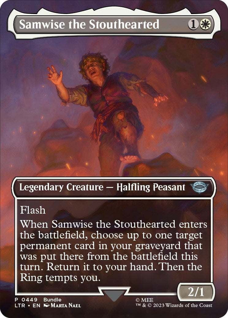 Image for Samwise the Stouthearted (Borderless) (LTR Bundle) - Magic: The Gathering