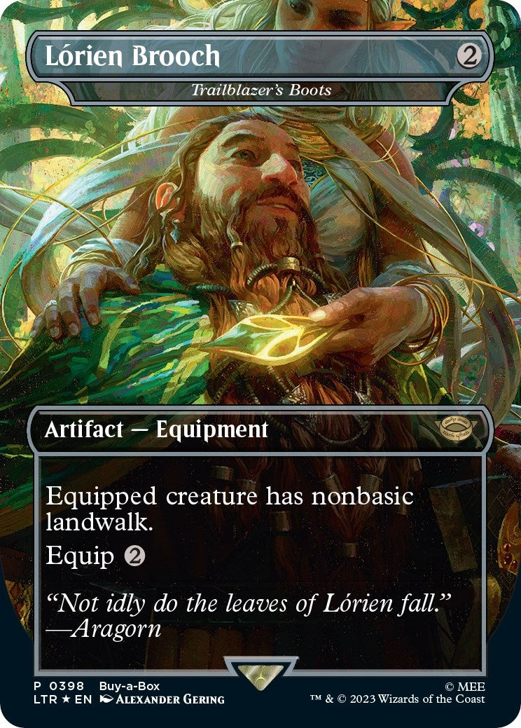 Image for Lorien Brooch - Trailblazer's Boots (Buy-A-Box Promos) (398) - Magic: The Gathering