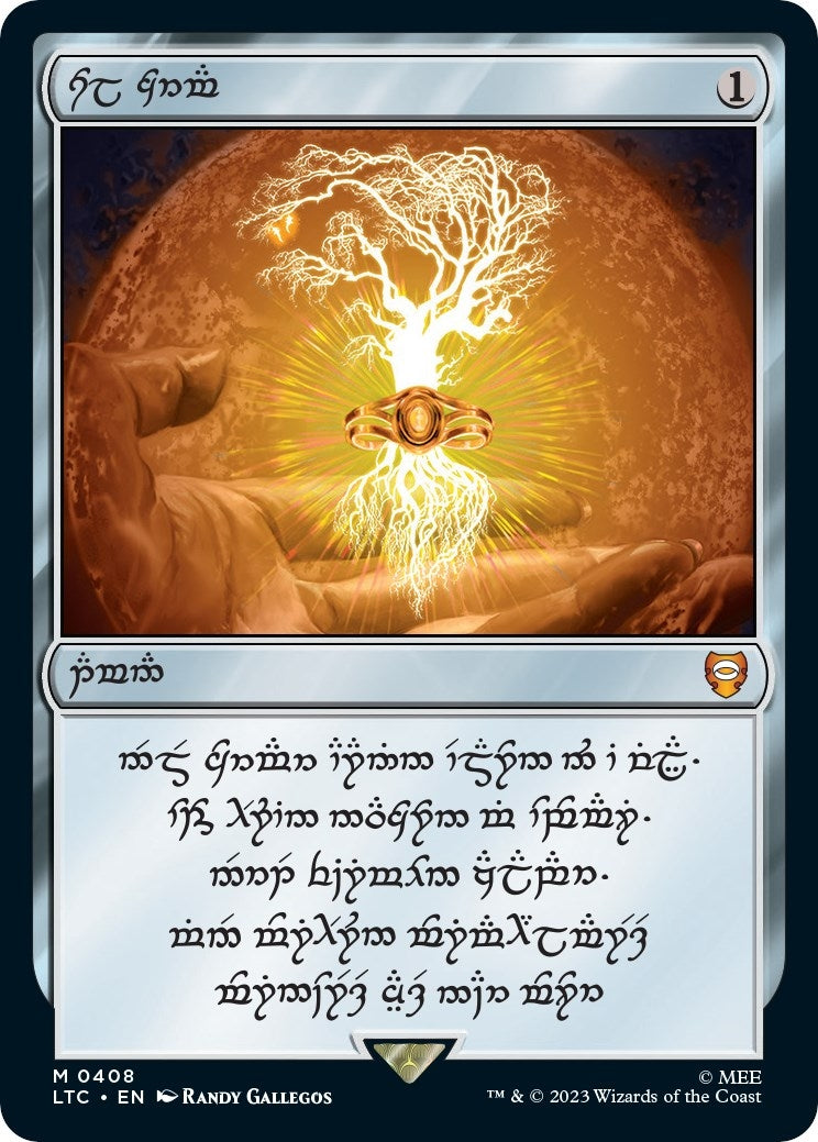 Image for Sol Ring - Elven (0408) (Commander: The Lord of the Rings: Tales of Middle-earth) (408) - Magic: The Gathering