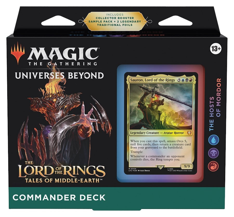 Image for The Lord of the Rings: Tales of Middle-earth Commander Deck - The Hosts of Mordor - Magic: The Gathering