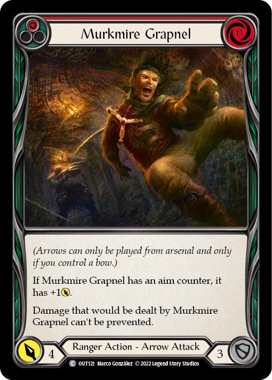 Image for Murkmire Grapnel (Red) (Outsiders) (OUT121) - Flesh and Blood TCG