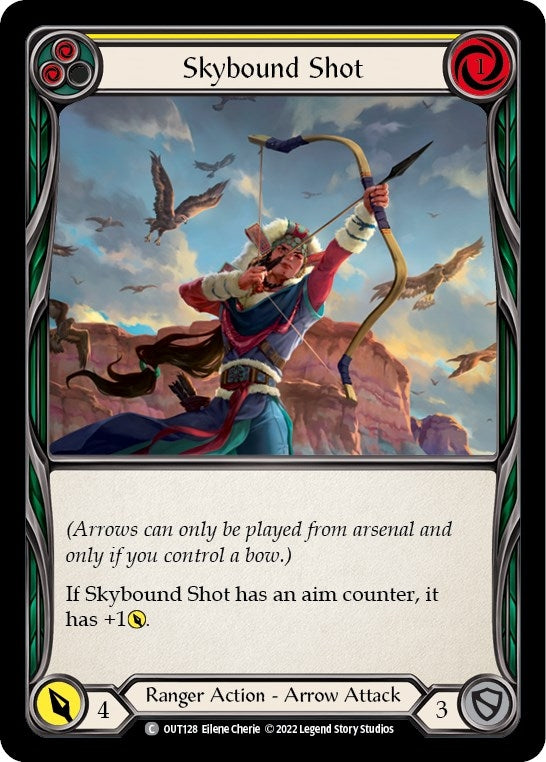 Image for Skybound Shot (Yellow) (Outsiders) (OUT128) - Flesh and Blood TCG