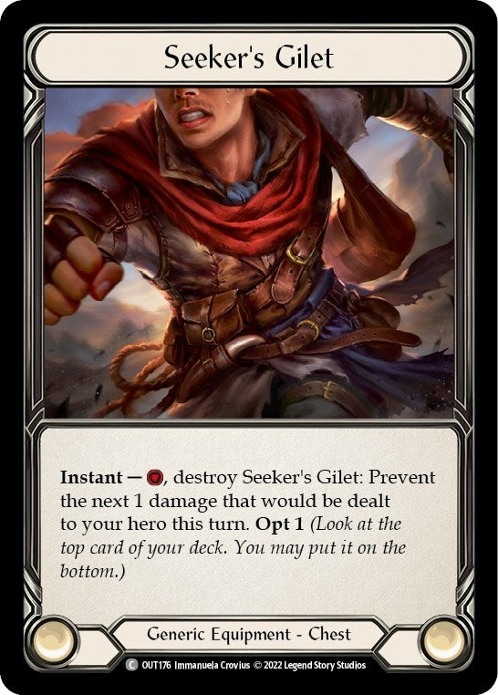 Image for Seeker's Gilet (Outsiders) (OUT176) - Flesh and Blood TCG
