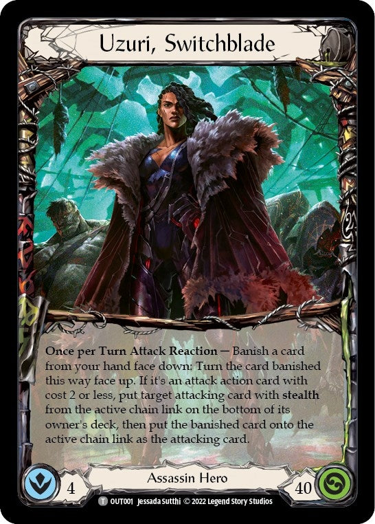 Image for Uzuri, Switchblade (Outsiders) (OUT001) - Flesh and Blood TCG