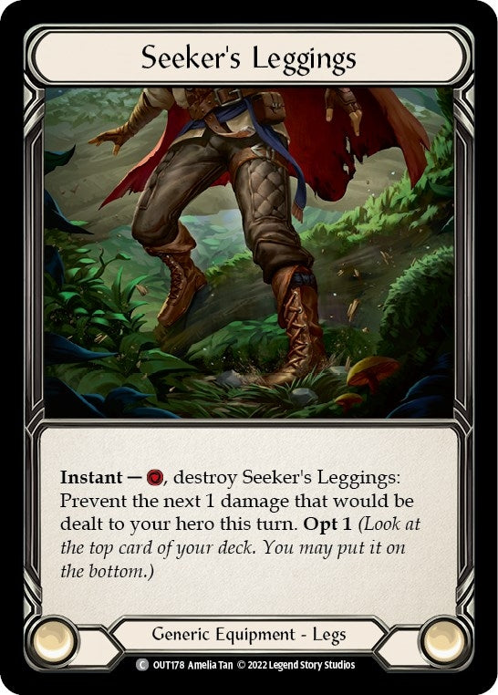Image for Seeker's Leggings (Outsiders) (OUT178) - Flesh and Blood TCG