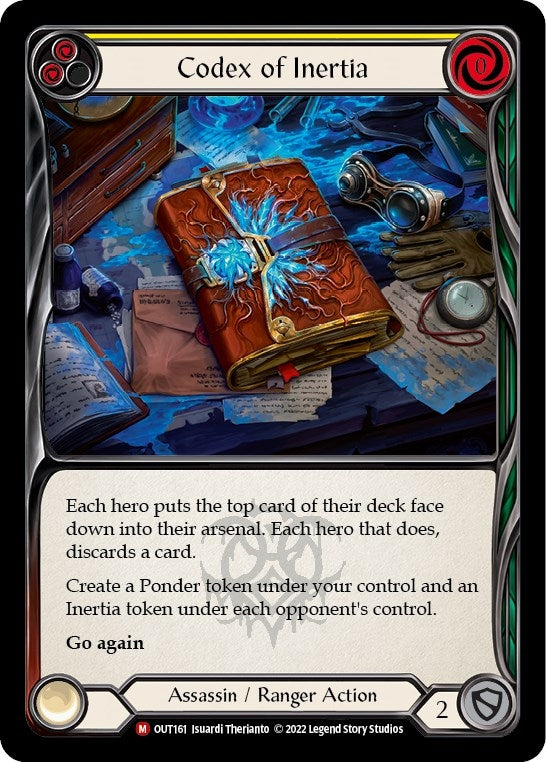 Image for Codex of Inertia (Outsiders) (OUT161) - Flesh and Blood TCG