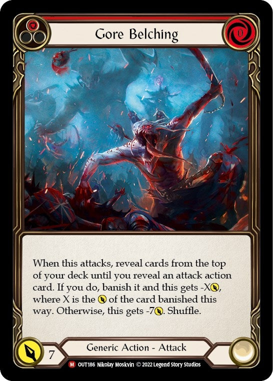 Image for Gore Belching (Outsiders) (OUT186) - Flesh and Blood TCG