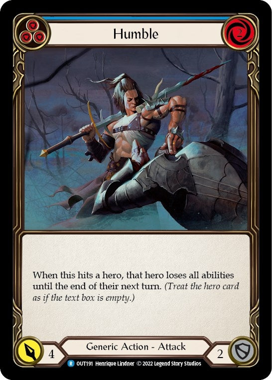 Image for Humble (Blue) (Outsiders) (OUT191) - Flesh and Blood TCG
