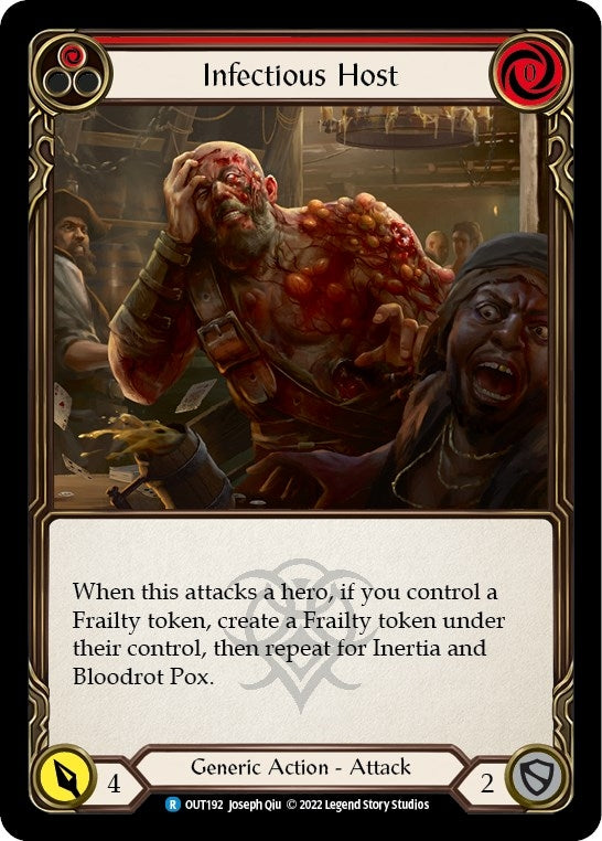 Image for Infectious Host (Red) (Outsiders) (OUT192) - Flesh and Blood TCG