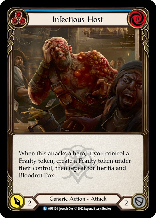 Image for Infectious Host (Blue) (Outsiders) (OUT194) - Flesh and Blood TCG