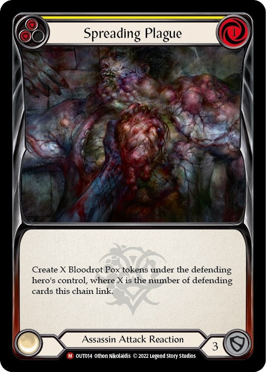 Image for Spreading Plague (Outsiders) (OUT014) - Flesh and Blood TCG