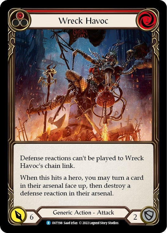 Image for Wreck Havoc (Red) (Outsiders) (OUT198) - Flesh and Blood TCG
