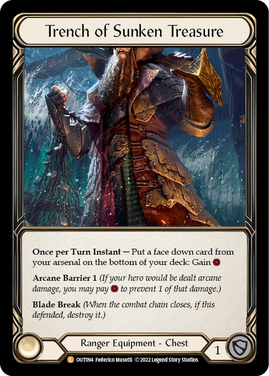 Image for Trench of Sunken Treasure (Outsiders) (OUT094) - Flesh and Blood TCG