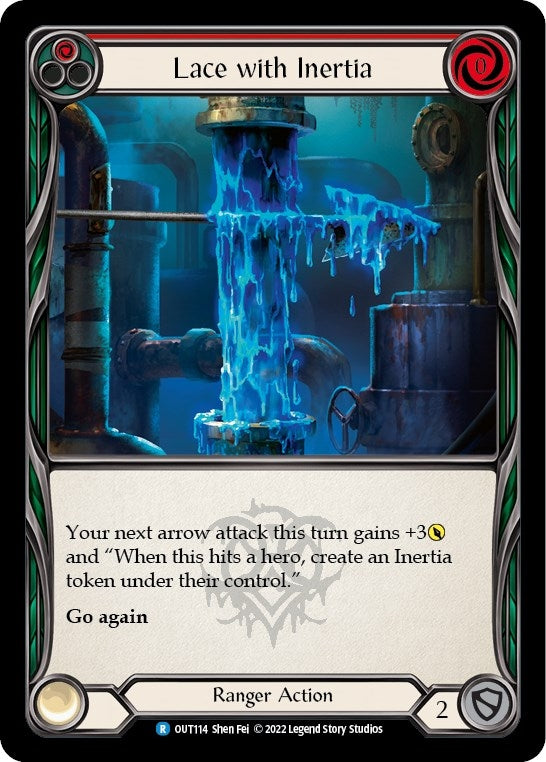 Image for Lace with Inertia (Red) (Outsiders) (OUT114) - Flesh and Blood TCG