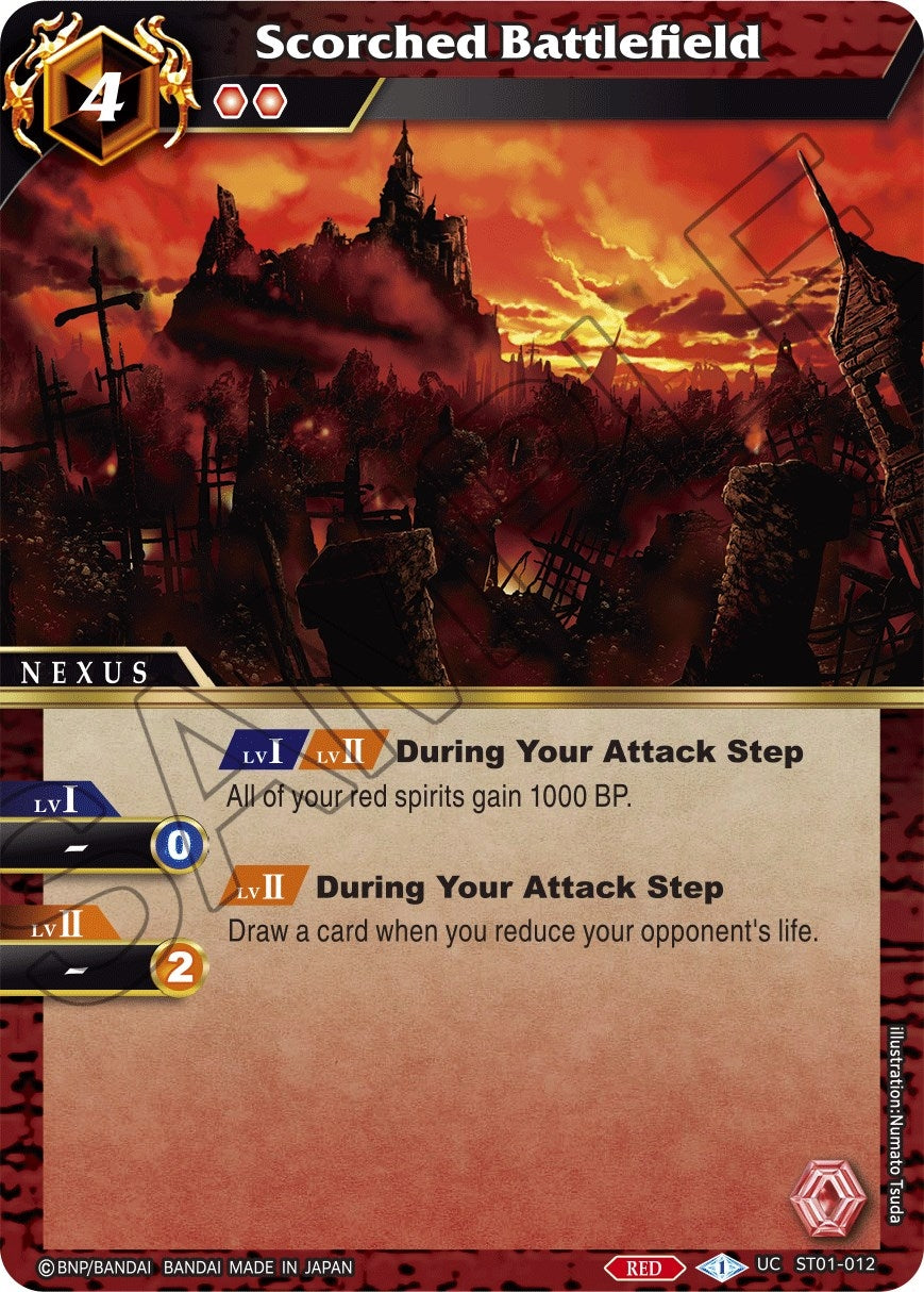Image for Scorched Battlefield (Starter Deck 01: Dragon Onslaught) (ST01-012) - Battle Spirits Saga