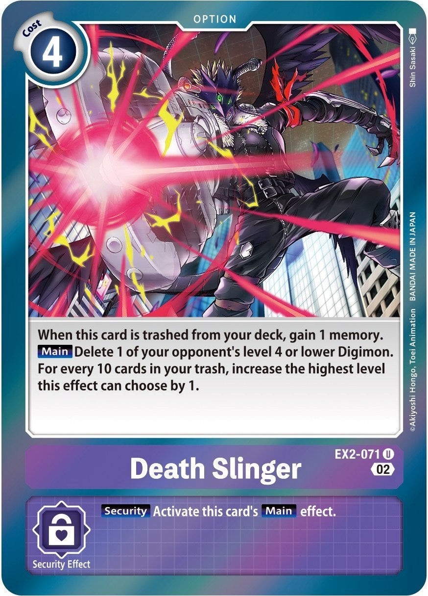 Image for Death Slinger (Alternate Art) (ST-14) (EX2-071) - Digimon Card Game