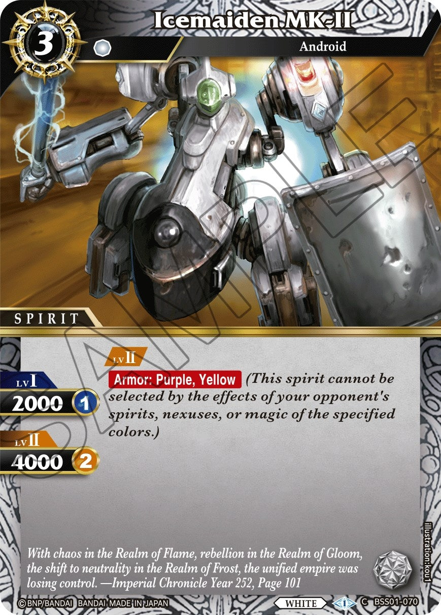 Image for Icemaiden MK-II (Dawn of History) (BSS01-070) - Battle Spirits Saga
