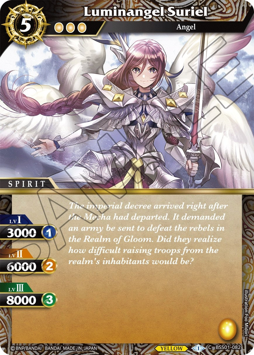 Image for Luminangel Suriel (Dawn of History) (BSS01-082) - Battle Spirits Saga