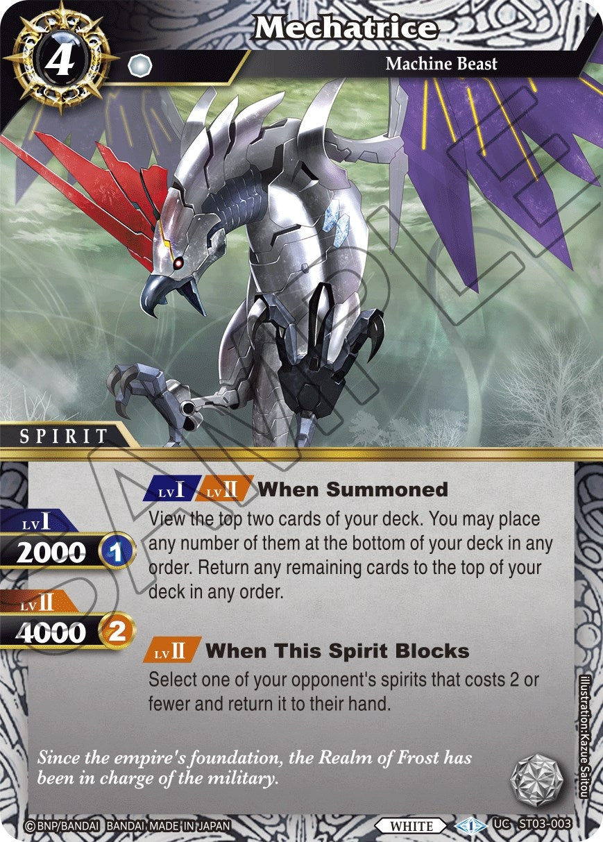 Image for Mechatrice (Starter Deck 03: Aegis of the Machine) (ST03-003) - Battle Spirits Saga
