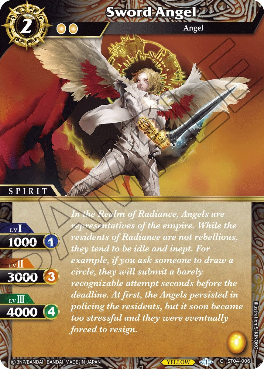 Image for Sword Angel (Starter Deck 04: Forbidden Magic) (ST04-006) - Battle Spirits Saga