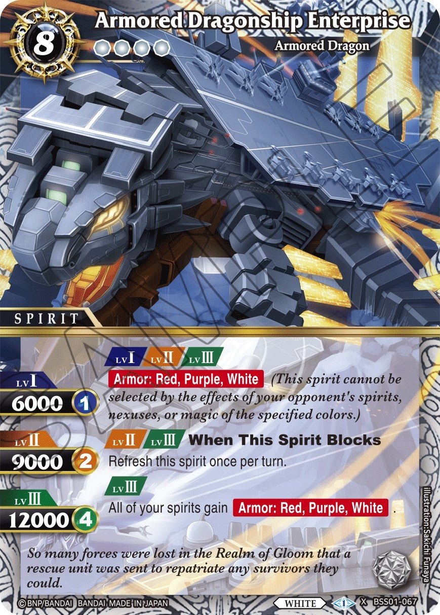 Image for Armored Dragonship Enterprise (Dawn of History) (BSS01-067) - Battle Spirits Saga