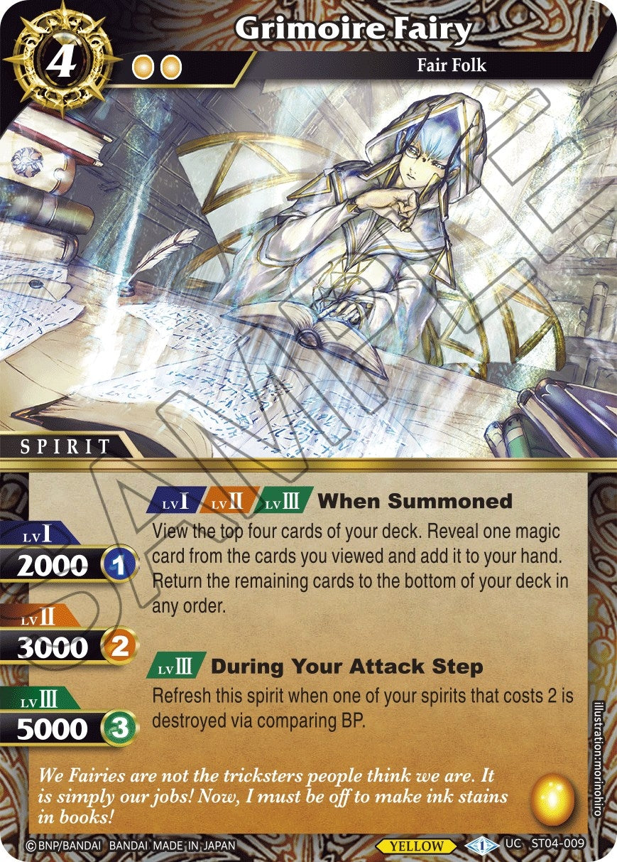 Image for Grimoire Fairy (Starter Deck 04: Forbidden Magic) (ST04-009) - Battle Spirits Saga
