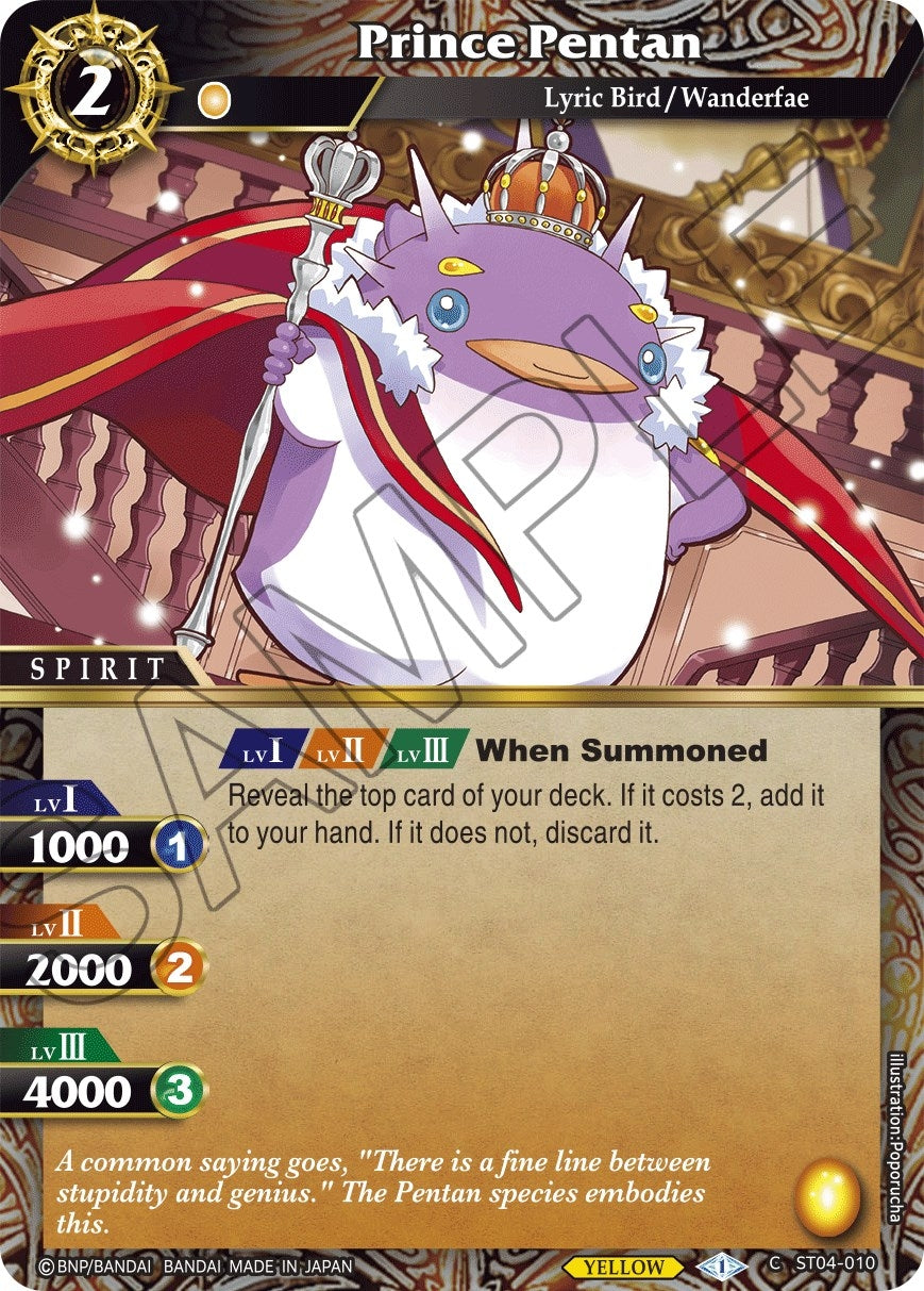 Image for Prince Pentan (Starter Deck 04: Forbidden Magic) (ST04-010) - Battle Spirits Saga