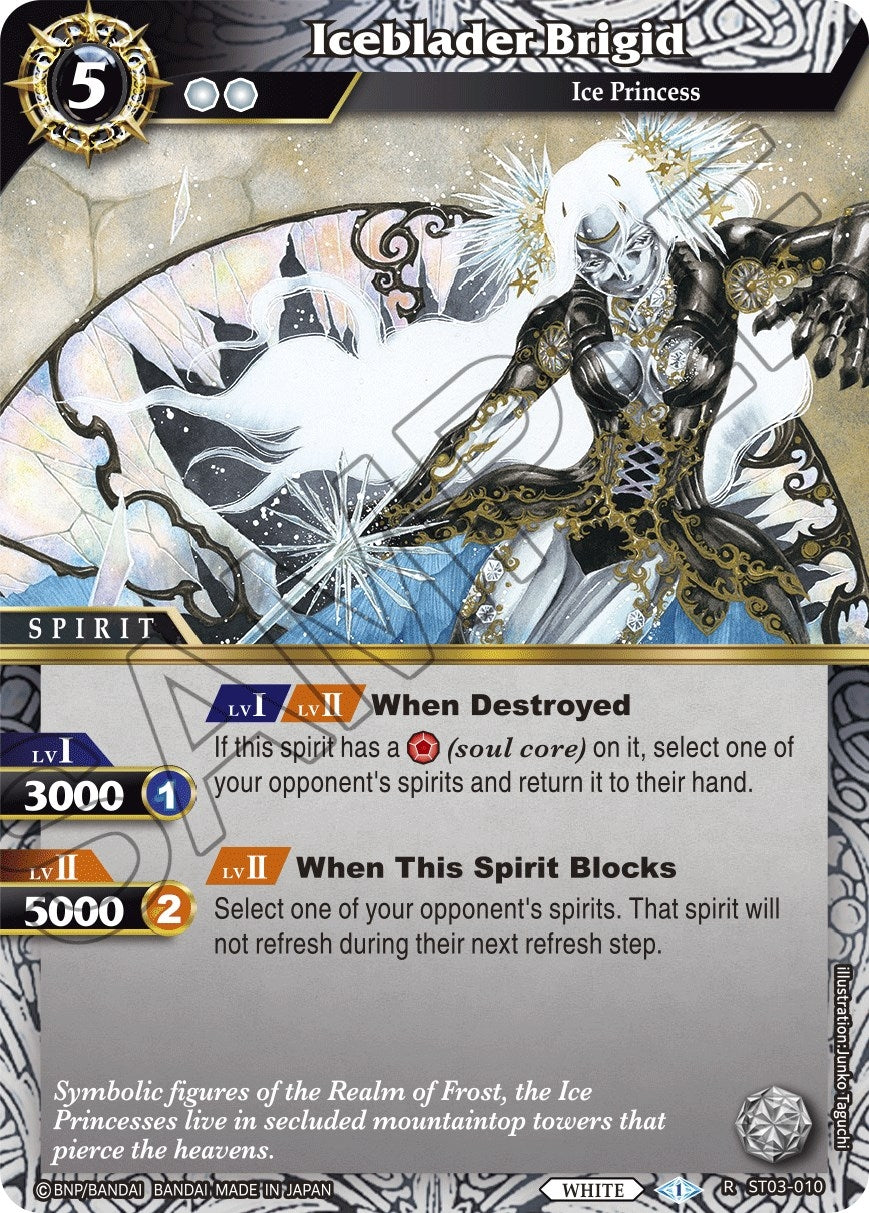 Image for Iceblader Brigid (Starter Deck 03: Aegis of the Machine) (ST03-010) - Battle Spirits Saga