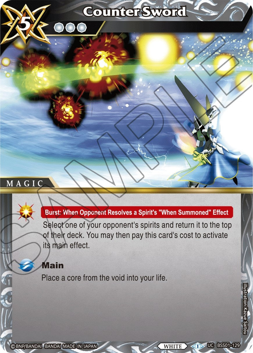 Image for Counter Sword (Dawn of History) (BSS01-129) - Battle Spirits Saga