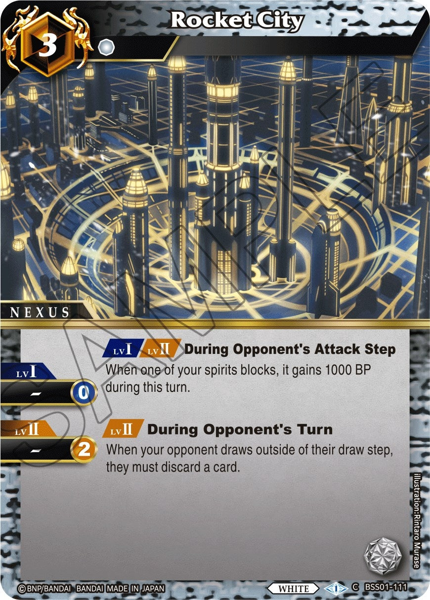 Image for Rocket City (Dawn of History) (BSS01-111) - Battle Spirits Saga