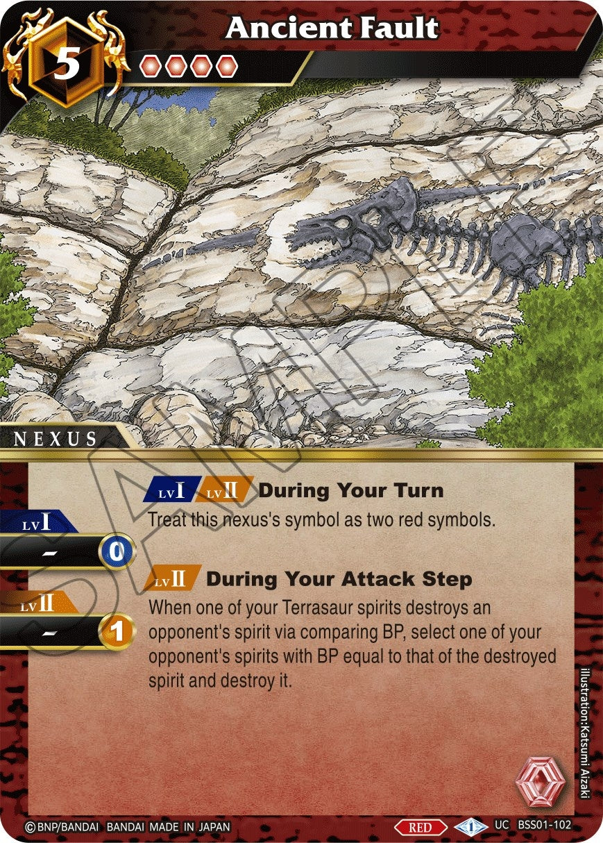 Image for Ancient Fault (Dawn of History) (BSS01-102) - Battle Spirits Saga