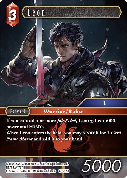 Image for Leon (From Nightmares) (19-017R) - Final Fantasy TCG