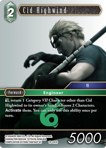 Image for Cid Highwind (From Nightmares) (19-041H) - Final Fantasy TCG