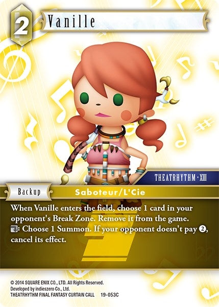 Image for Vanille (From Nightmares) (19-053C) - Final Fantasy TCG
