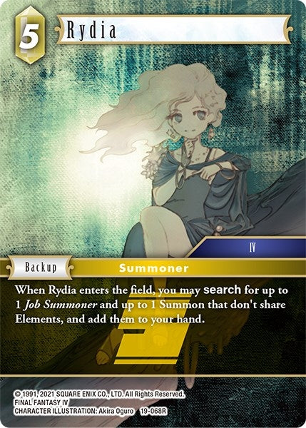Image for Rydia (From Nightmares) (19-068R) - Final Fantasy TCG