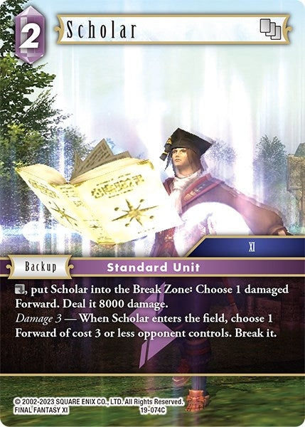 Image for Scholar (From Nightmares) (19-074C) - Final Fantasy TCG